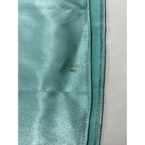 Nicole by Nicole Miller Platinum Formal Dress Gown Aqua Blue 14 Maxi Strapless - Picture 9 of 11